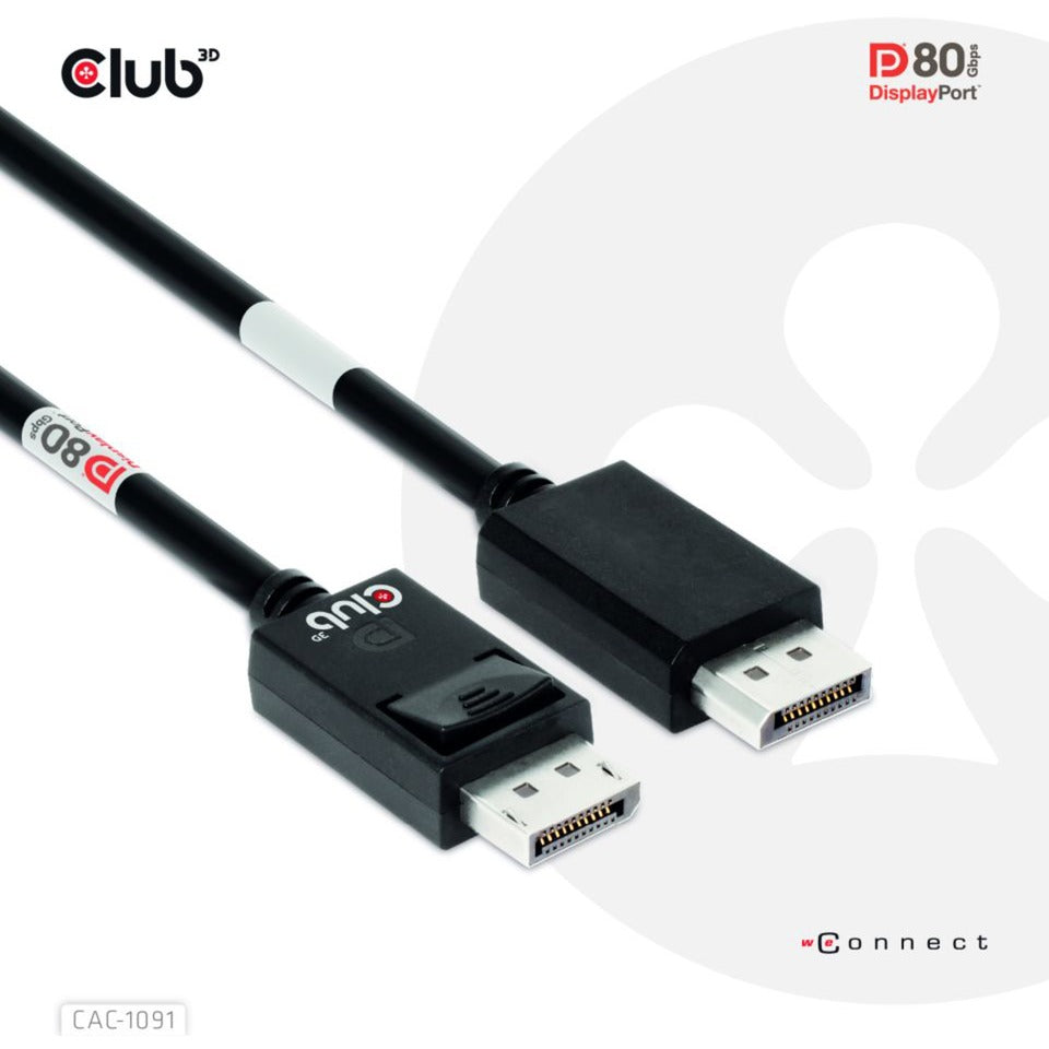 Club 3D DisplayPort 2.1 Bidirectional VESA DP80 Certified