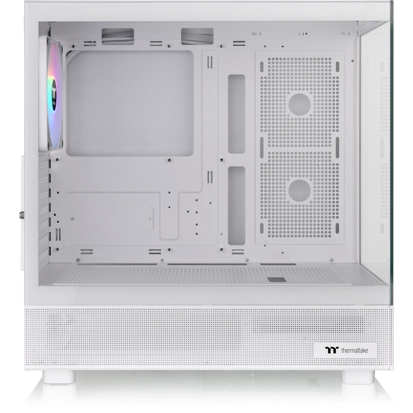 Thermaltake view 270 tg argb - boîtier tour midi neige (blanc | 2x USB-A | 1x USB-C | RGB | verre trempé)