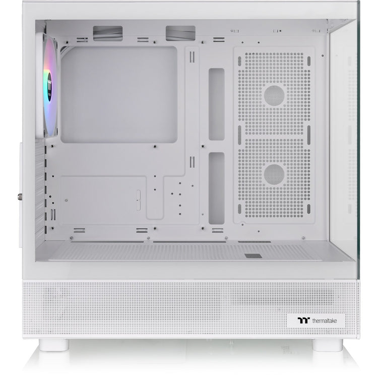 Thermaltake view 270 tg argb - boîtier tour midi neige (blanc | 2x USB-A | 1x USB-C | RGB | verre trempé)