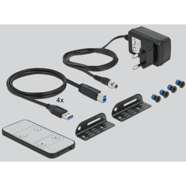 Dellock HDMI KVM-Switch 4K 60 Hz avec USB et audio