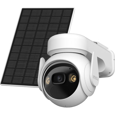 Imou cell pt avec caméra de sécurité à panneau solaire (blanc, 100% sans fil)