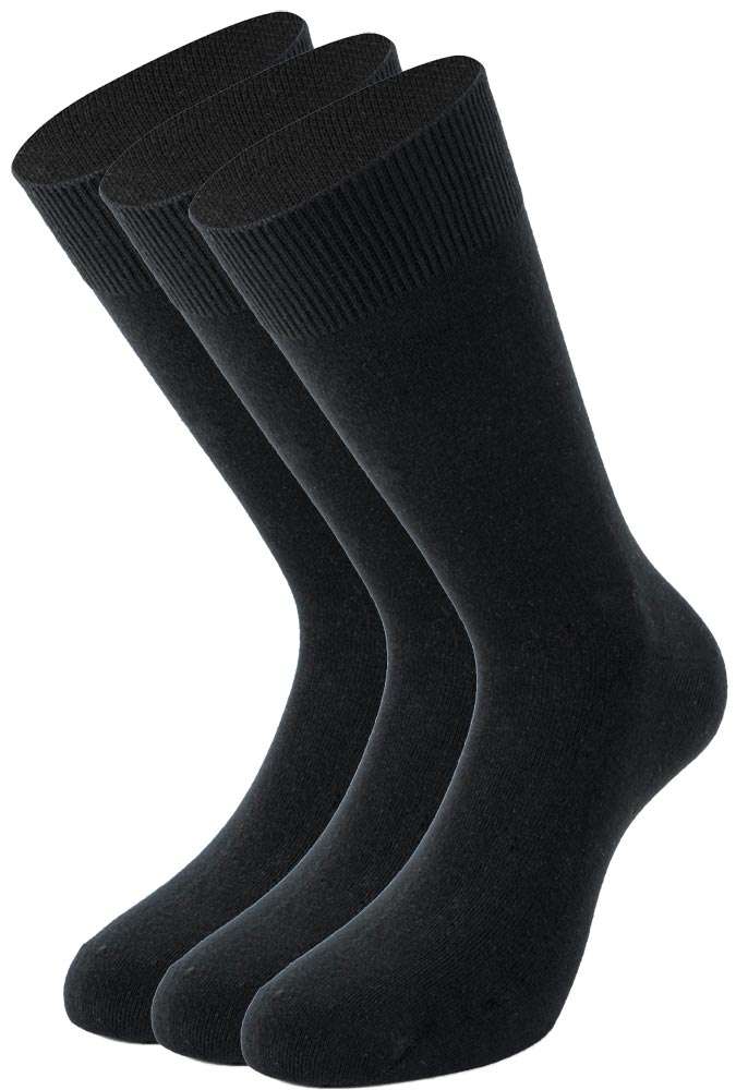 Lenz herren uni - chaussettes (paquet de 3)