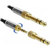 Delock stéréo jack 3,5 mm mâle à 3 broches> femelle