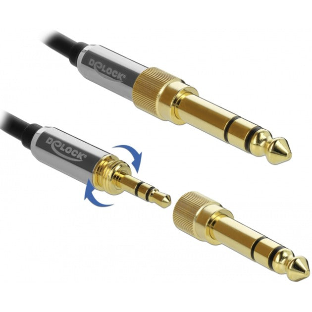 Delock stéréo jack 3,5 mm mâle à 3 broches> femelle