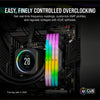 Corsair Vengeance RGB 32 Go DDR5-6000 (2x 16 Go) RAM (noir, cmh32gx5m2d6000z38, xmp, expo)