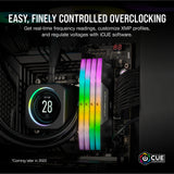 Corsair Vengeance RGB 32 Go DDR5-6000 (2x 16 Go) RAM (noir, cmh32gx5m2d6000z38, xmp, expo) - afbeelding 21