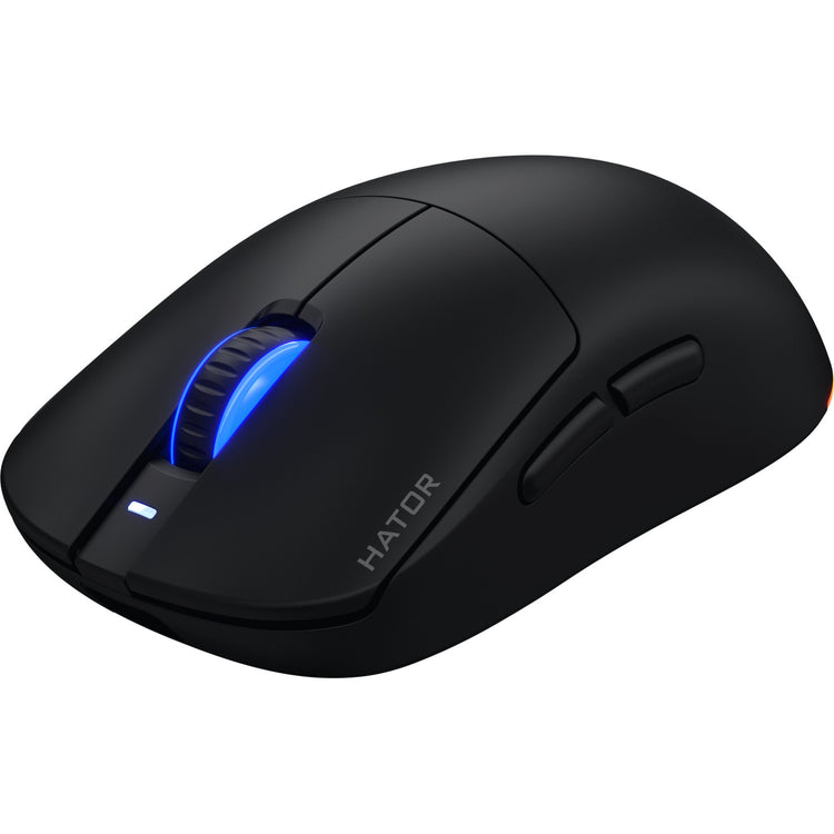 Souris de jeu sans fil Hator Quasar 3 (noir, 400 - 12 000 dpi, RVB, 2,4 GHz Bluetooth 5.1 USB)
