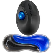 Kensington slim duo gel souris trackball repose-poignet support de poignet (bleu noir) - afbeelding 3