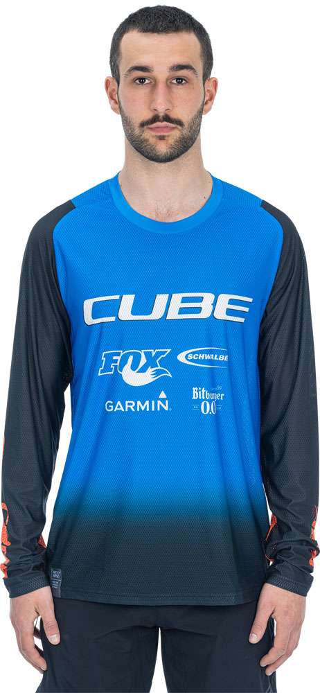 Cube vertex x action team - maillot vtt manches longues
