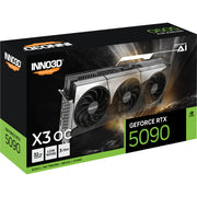 Inno3d N50903-32d7x-17593928 Nvidia GeForce RTX ™ 5090 x3, 32 Go, GDDR7, 512 bits, 1792 Go S, PCIe 5 - afbeelding 3