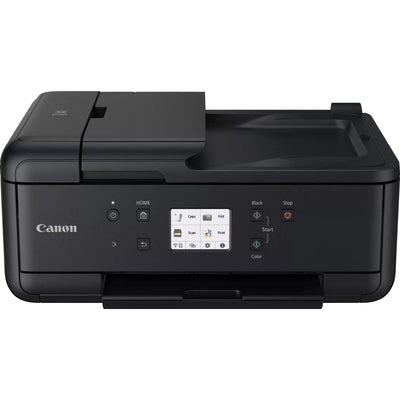 Imprimante jet d'encre tout-en-un Canon Pixma TR7650 avec fonction fax (noir, USB, Wi-Fi, copie, numérisation, fax)