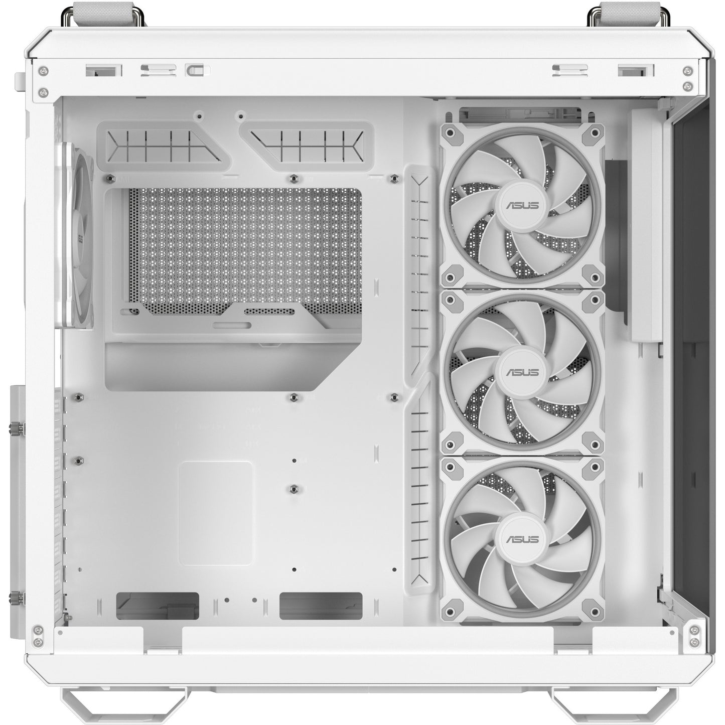 Boîtier tour midi Asus tuf gaming gt502 horizon argb (blanc | 3x usb-a | 1x usb-c | verre trempé)