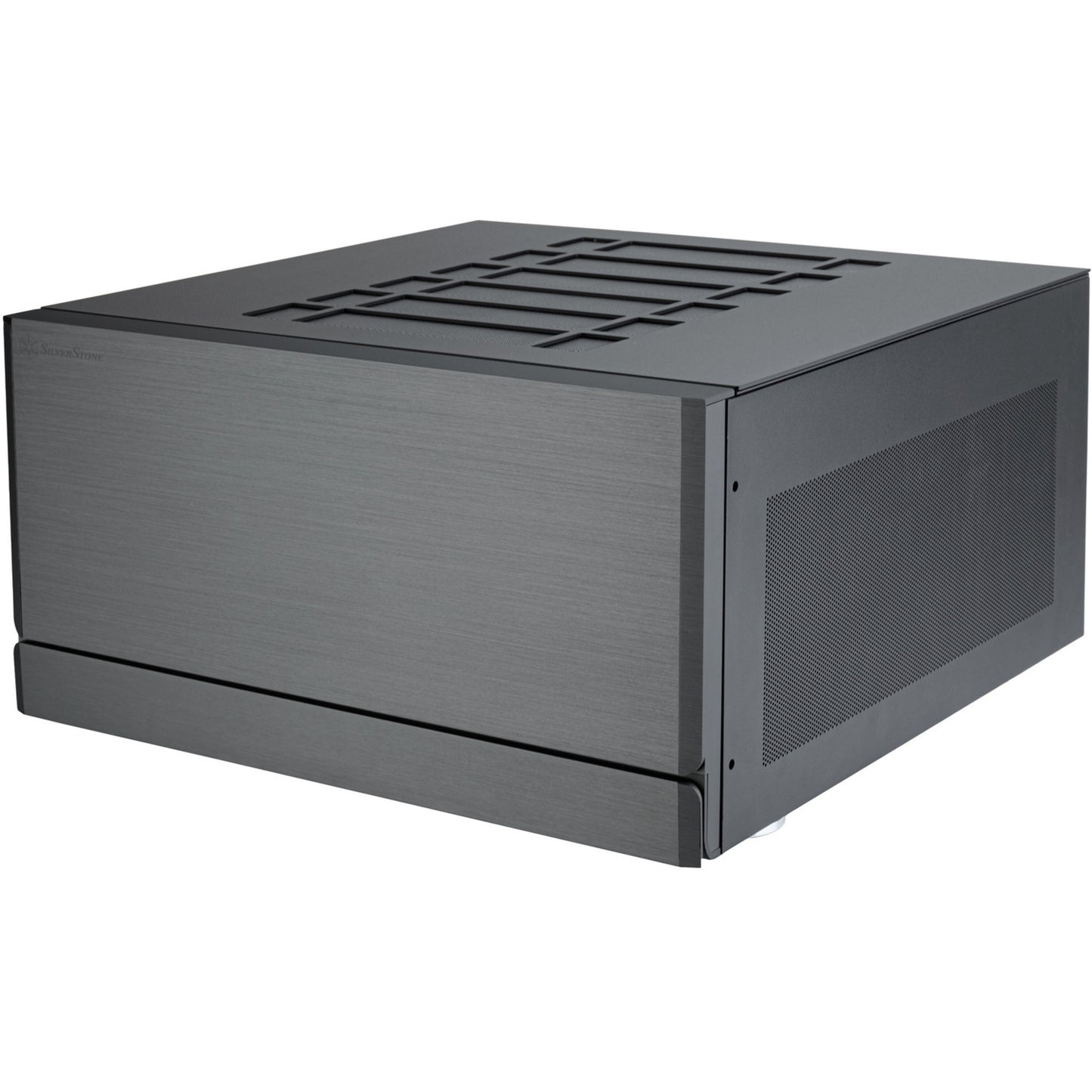 Boîtier Silverstone Crown 04 HTPC (gris foncé | 4x USB-A | 1x USB-C)