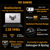 Asus tuf gaming a18 fa808up-s8022w 18 copilot + ordinateur portable de jeu (noir gris | r7 260 | rtx 5070 | 32 go | 1 to SSD) - afbeelding 11