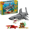 Lego Creator 31381 requin féroce avec coffre au trésor