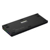 Hator skyfall pro sans fil, clavier de jeu (noir, disposition américaine, hator aurum vanille silencieux, 80 % (tkl), RVB, pbt double-shot, échange à chaud, USB-C Bluetooth 2,4 GHz)