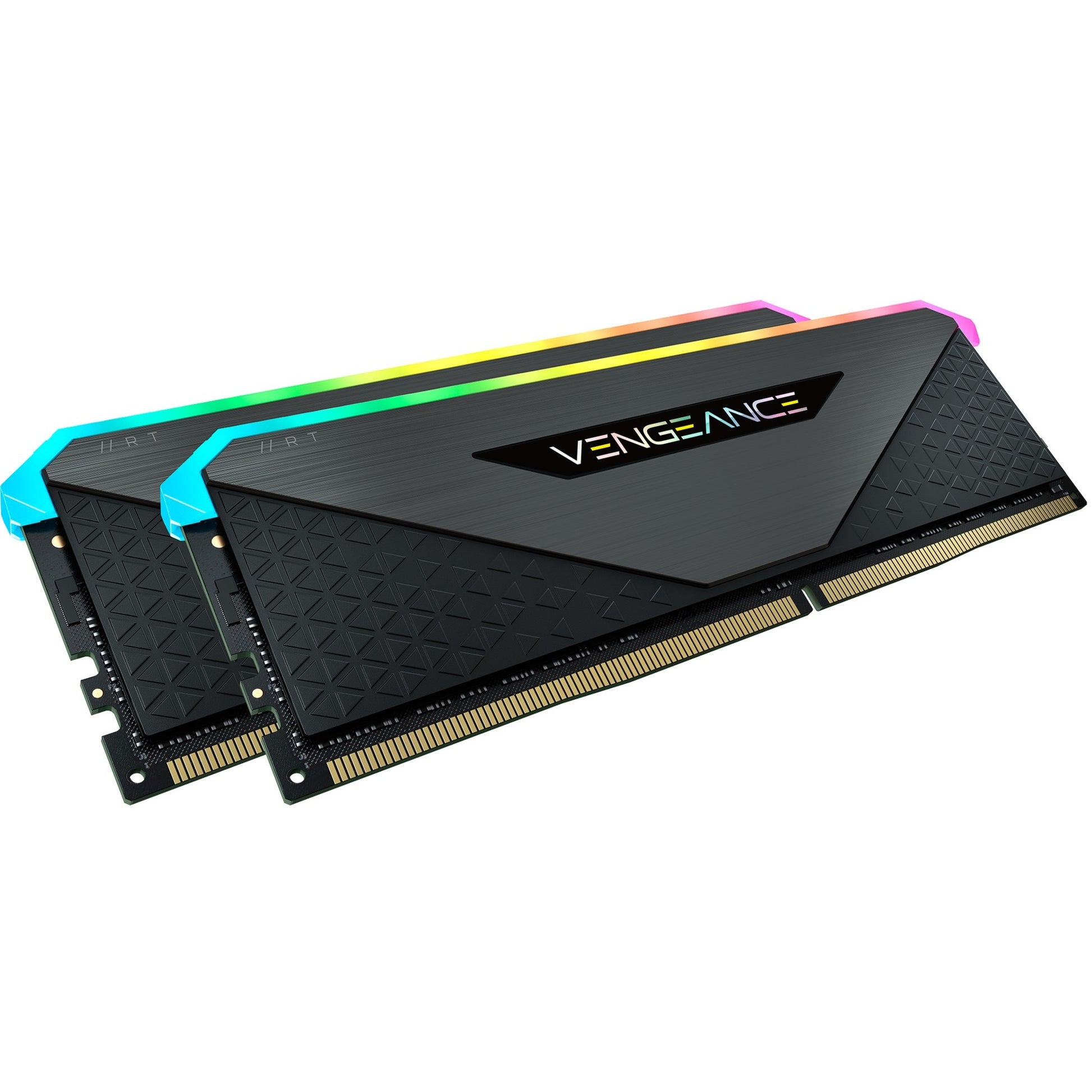 Corsair Vengeance RGB RT 32 Go DDR4-3200 (2x 16 Go) RAM (noir, cmn32gx4m2z3200c16, xmp 2.0)