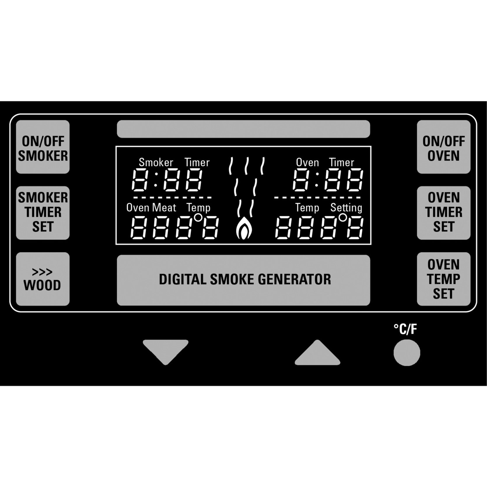 Fumeur numérique de Bradley 6 Rack