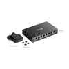 Tp-Link Omada ES208G Commutateur Gigabit à 8 ports facile à gérer (Noir)