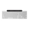 Clavier Bluetooth auto-rechargeable Lenovo 800 (blanc, disposition américaine (QWERTY), piston, 100 %, interrupteur à piston, Bluetooth 5.1, USB-C)
