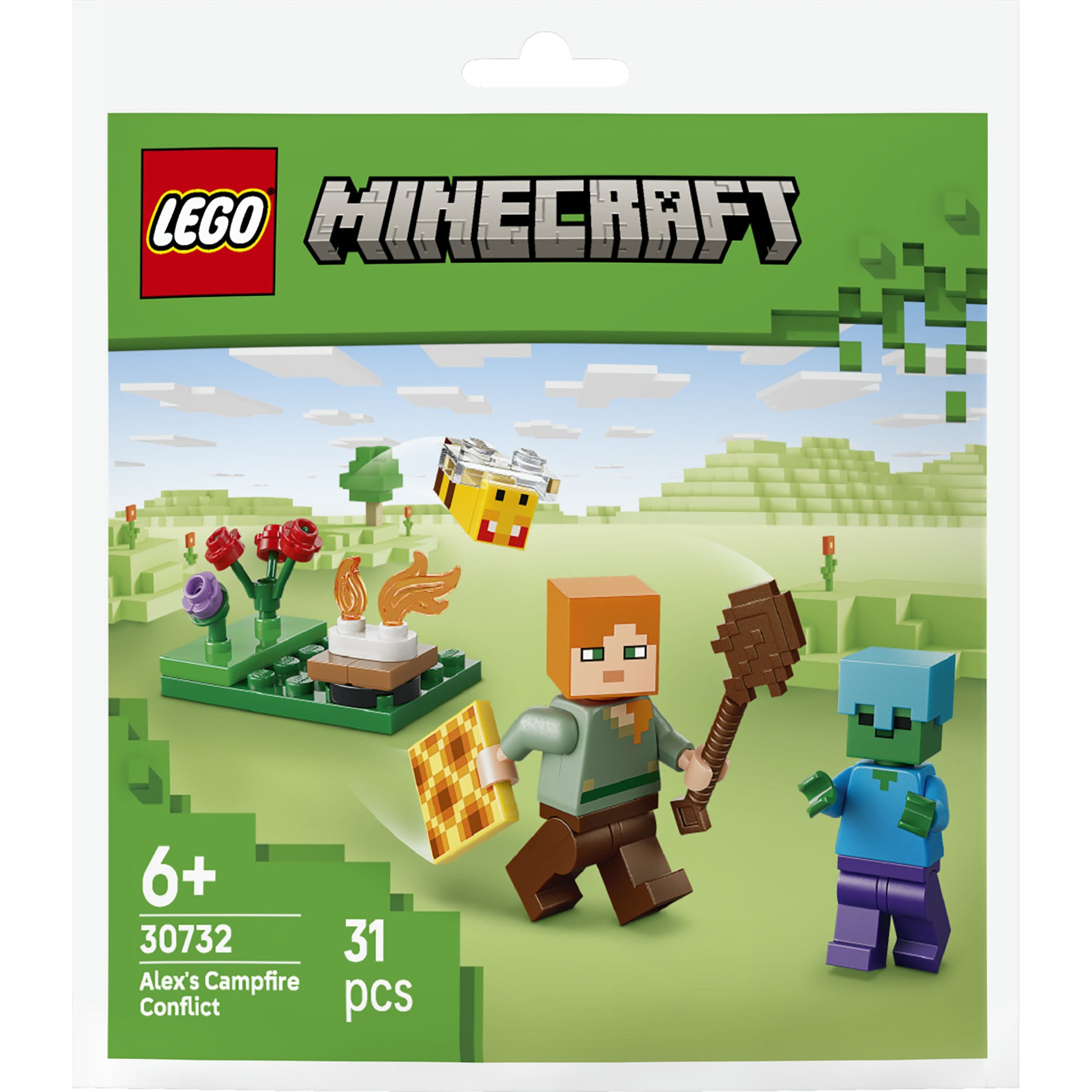 Lego minecraft 30732 Alex et la bataille au feu de camp