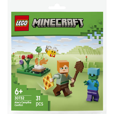 Lego minecraft 30732 Alex et la bataille au feu de camp