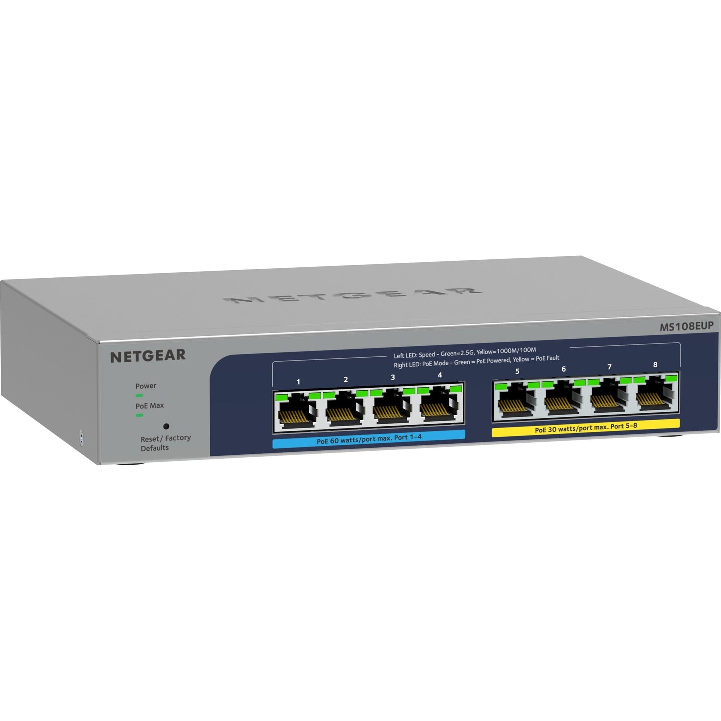 NetGear 8 port multi-gigabit (2,5 g) Ultra60 Poe ++ Ethernet