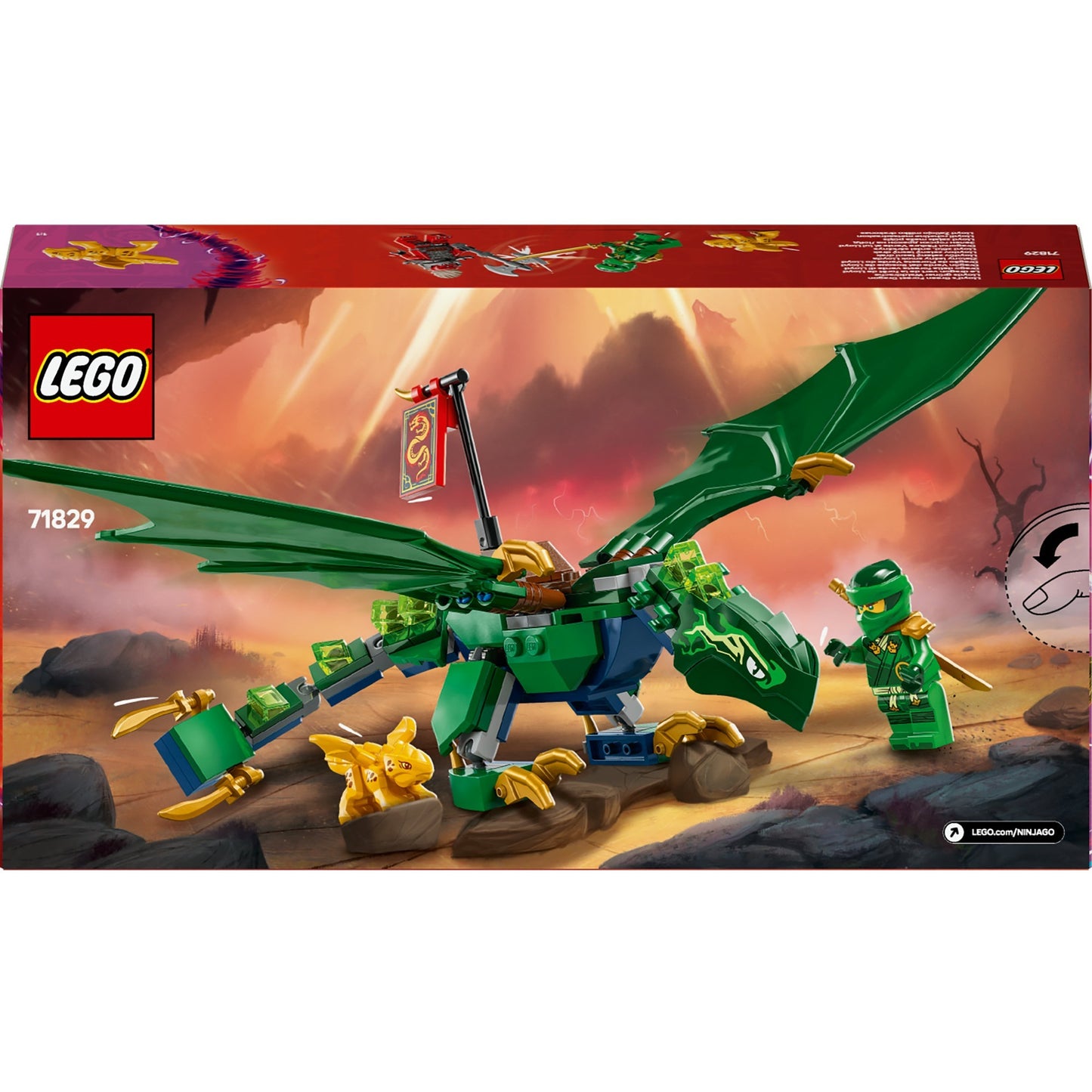 Lego Lego Ninjago 71829 Lloyds Green Forest Dragon
