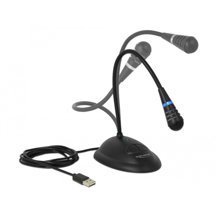 Microphone à col de cygne Dellock USB