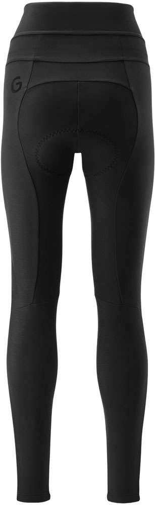 Gonso essential therm taille haute - cuissard cycliste femme avec peau de chamois