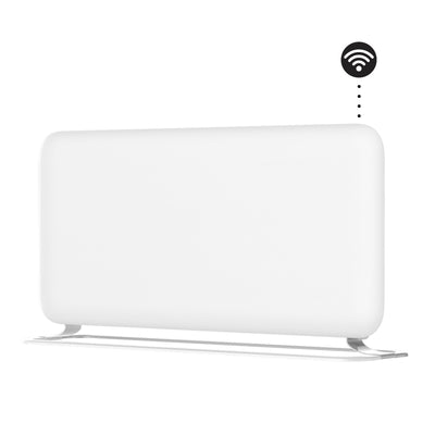 Panneau chauffant wifi Mill steel pa1500wifi4a avec socle, convecteur 1500 watts (blanc, wifi 2,4 ghz (wifi 6), bluetooth 5.2, zigbee 3.0 + app)