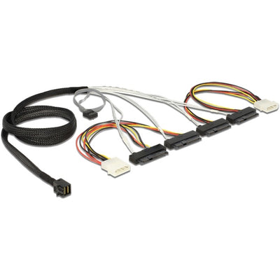 Dellock Mini Sas HD SFF-8643> 4 X SAS SFF-8482 + Power +