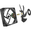 Nzxt f120x ventilateur de boîtier rgb (noir, 120 x 120 x 30 mm, pwm)