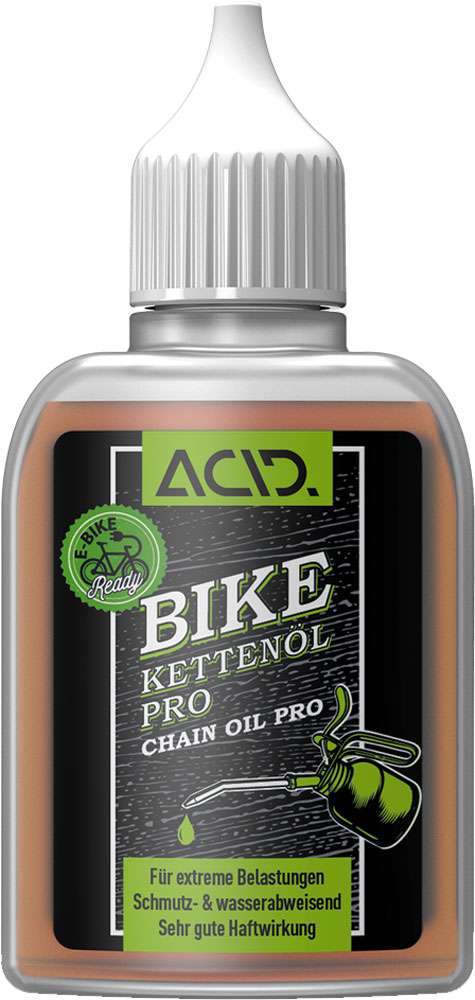 Huile de chaîne de vélo acide pro