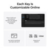 Clavier mécanique RVB Keychron k3 max-h3w tout bois édition spéciale (couleur bois, disposition américaine (qwerty), marron pompon de lait, 75 %, LED RVB, pbt double-shot, échange à chaud, 2,4 GHz | Bluetooth 5.1 | USB-C)