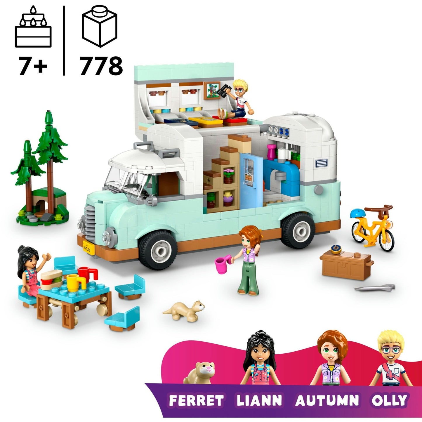 LEGO LEGO Friends 42663 Camper Adventure avec des amis