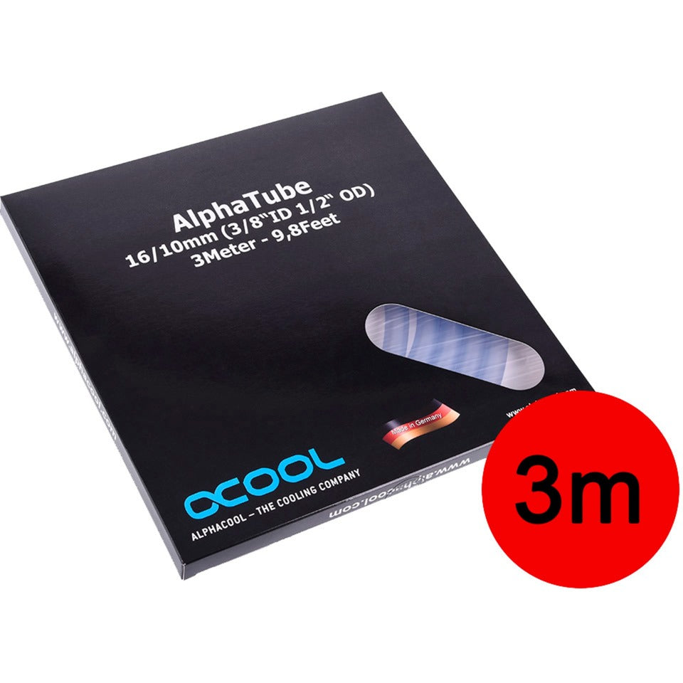 Tuyau Alphacool alphatube hf 16 10 - 3 mètres (transparent)