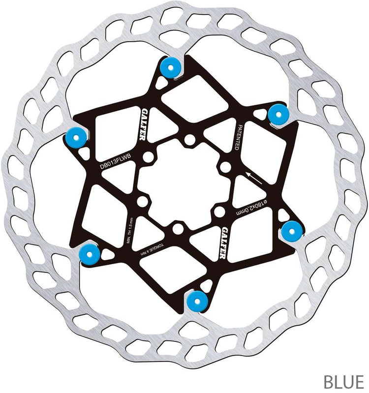 Disque de frein Galfer bike wave® flottant v2 vtt 6 boulons 180mm