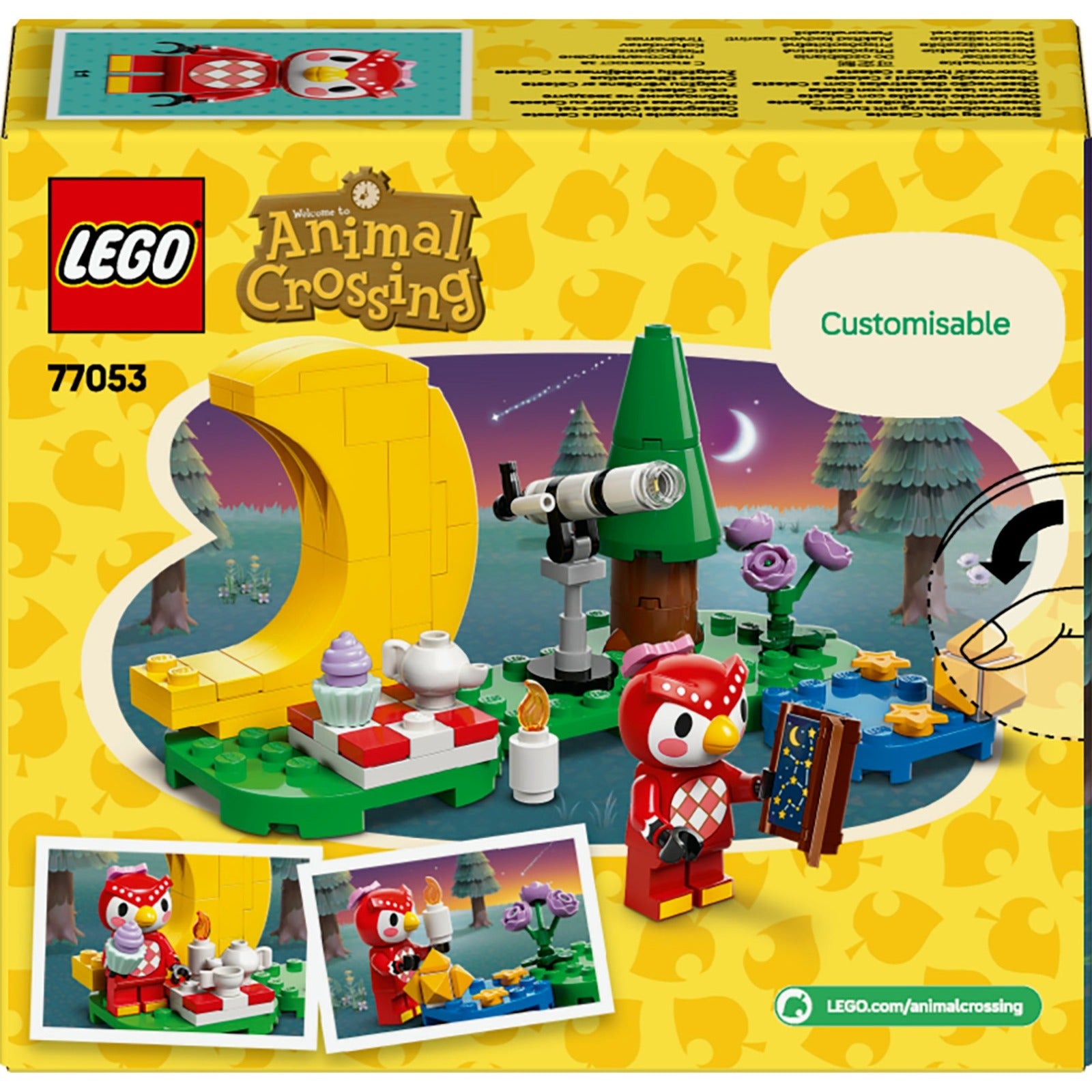Lego Lego Animal Crossing 77053 Starling avec Celeste