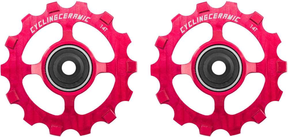 Poulies de dérailleur Cyclingceramic 14 dents pour shimano sram