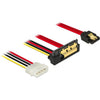 Dellock Sata 7 broches + molex 4 broches d'alimentation> Sata 22 broches