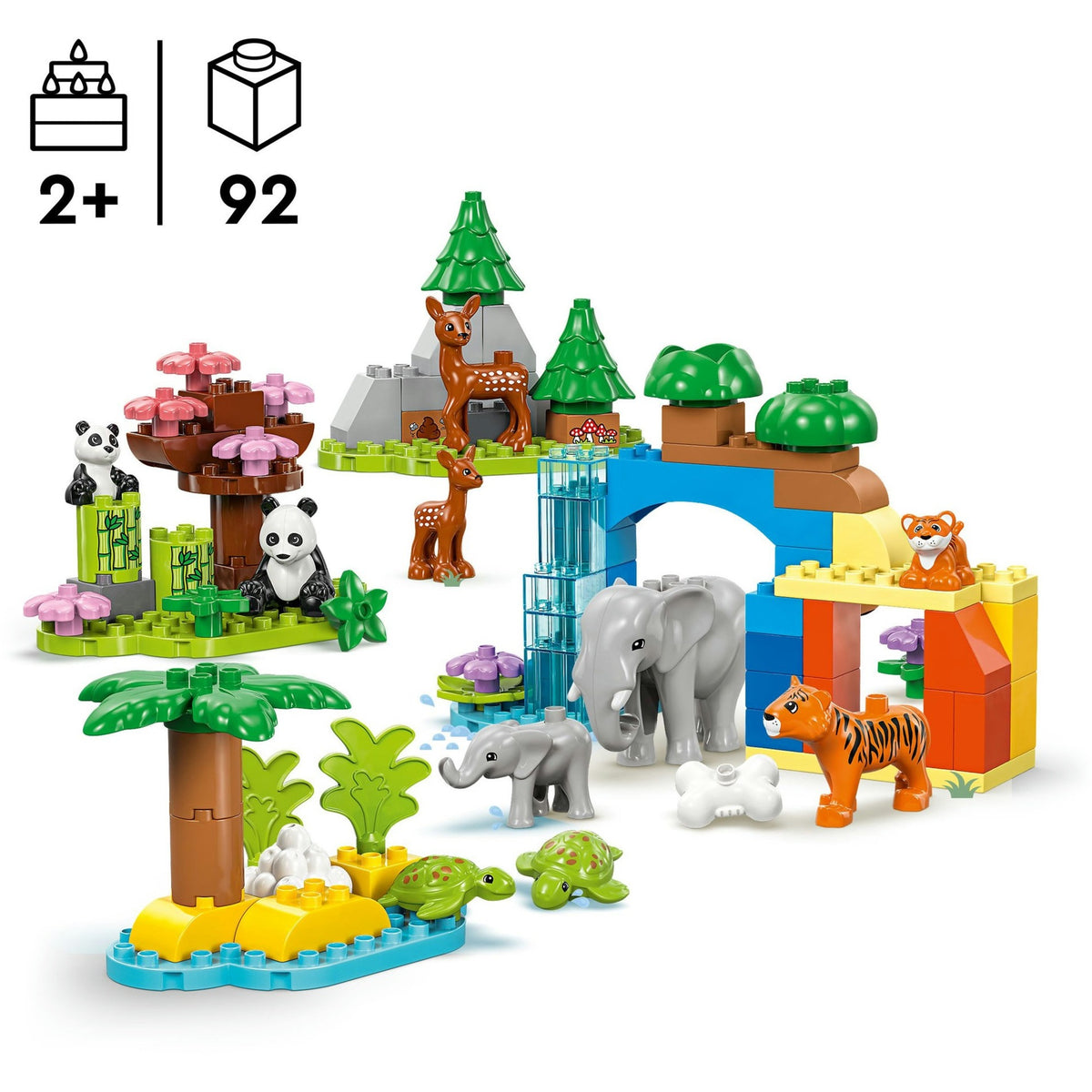 LEGO LEGO DUPLO TOWN 10446 3-en-1 Familles de Wild Dieren
