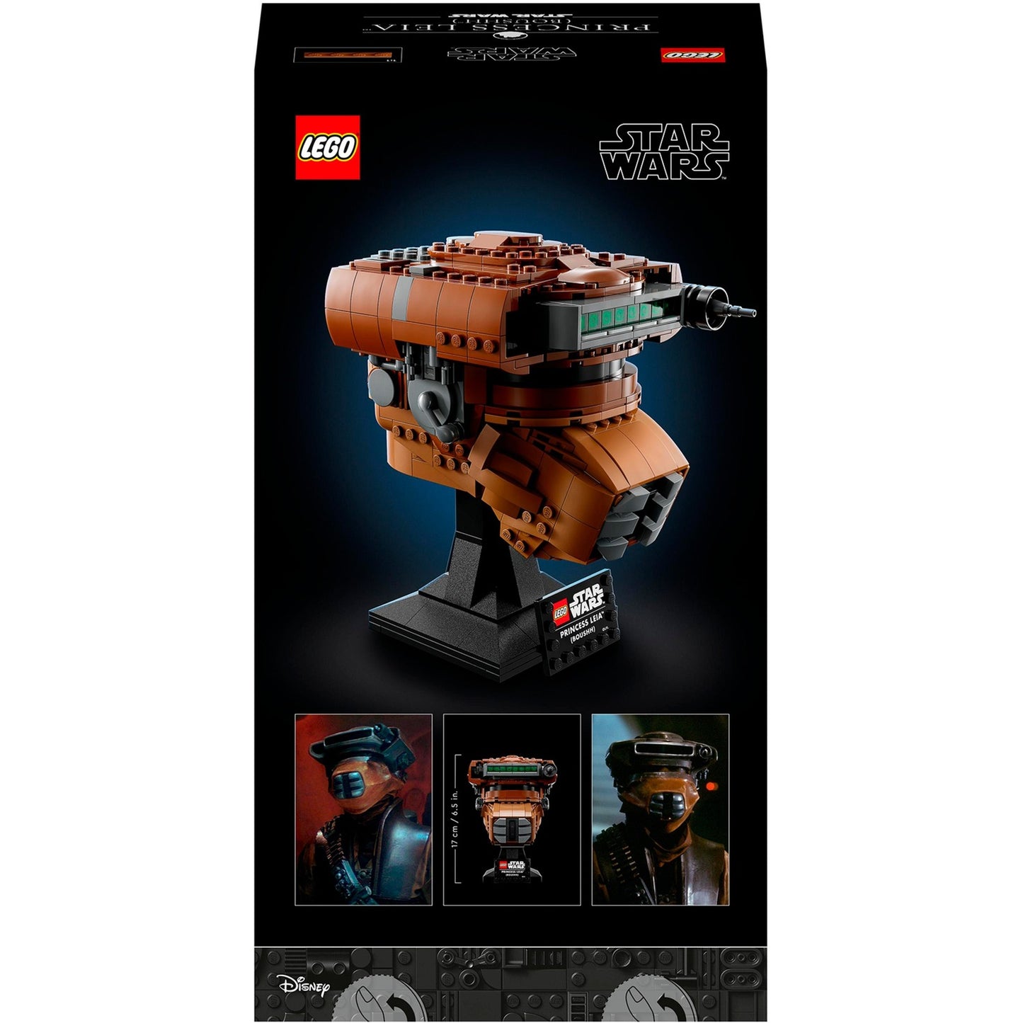 Lego star wars - jouet de construction de casque de princesse Leia (boushh) (75351)