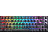 Ducky mecha pro sf, clavier (noir, disposition américaine, cerise mx speed silver, leds rgb, 65%, pbt double-shot)