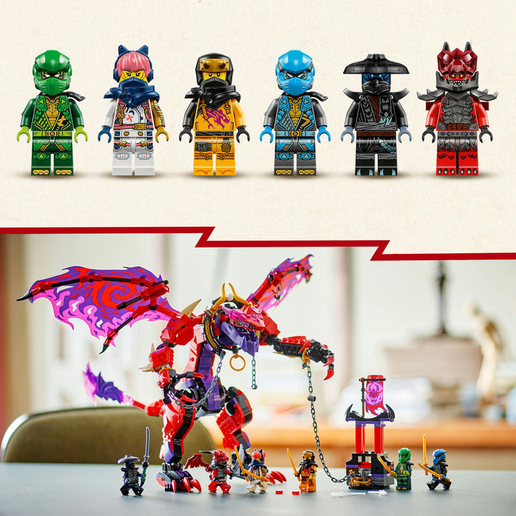 Lego 71832 Ninjago Lightningtand Dragon de Chaos