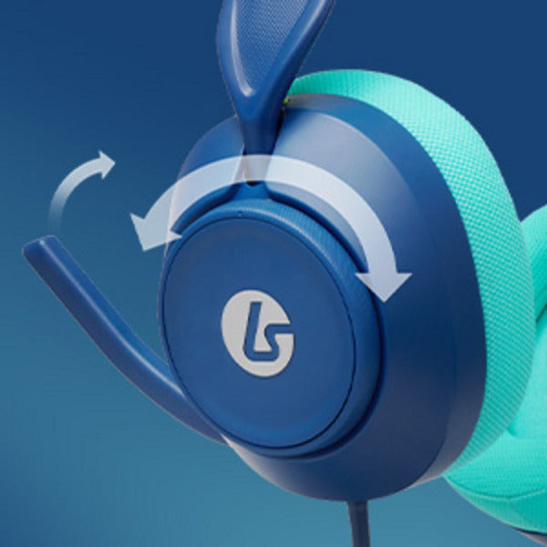 Powera Lucidsound LS10X Gen 2 Casque de jeu filaire – Casque de jeu supra-auriculaire Bleu Mariner (Bleu foncé bleu clair, Xbox Series X|S, Xbox One, PC)