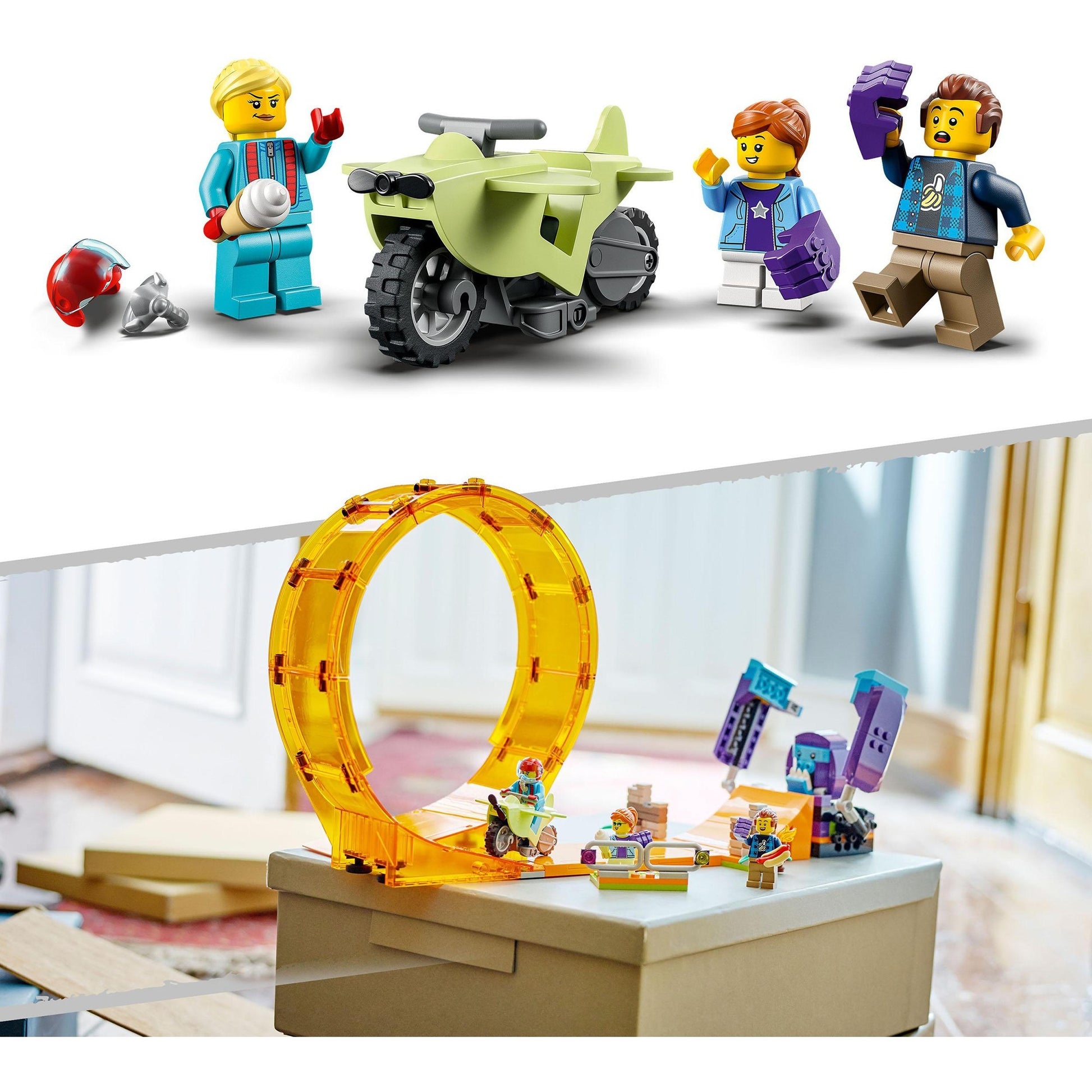 LEGO LEGO CITY 60338 Crossage de cascadeurs de chimpanzé