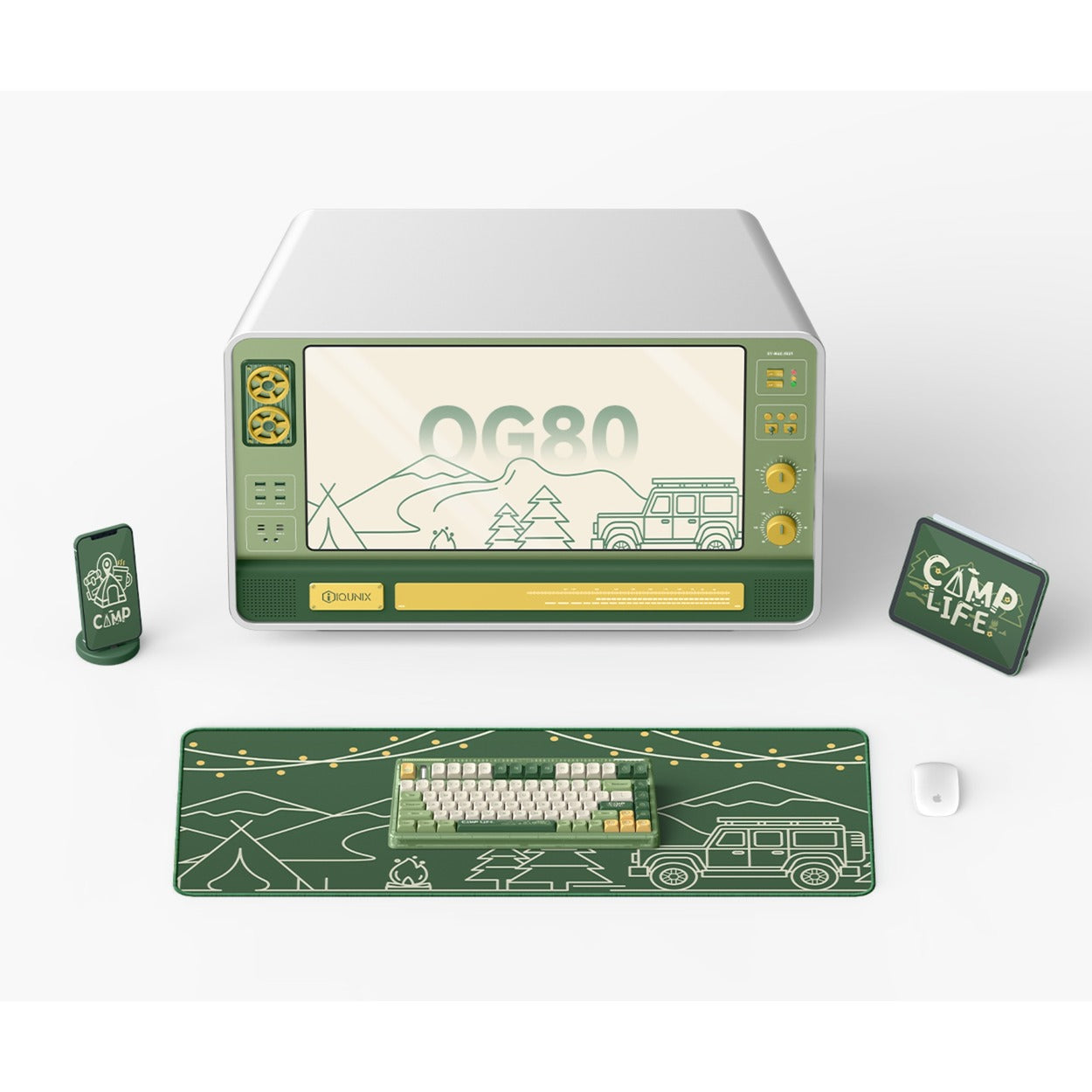 IQUnix OG80 Camping Wireless Mechanical Clavier