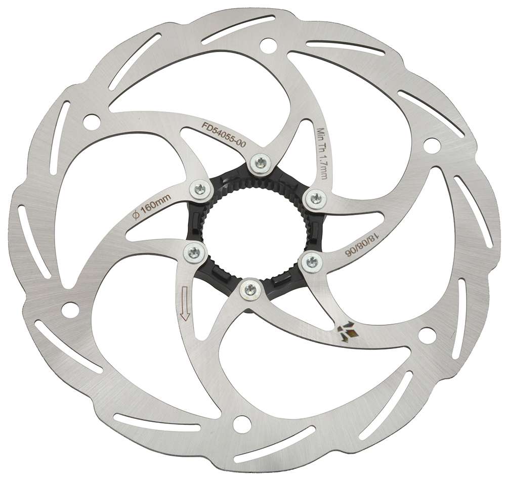 Rotor à disque monolithique à verrouillage central Formula