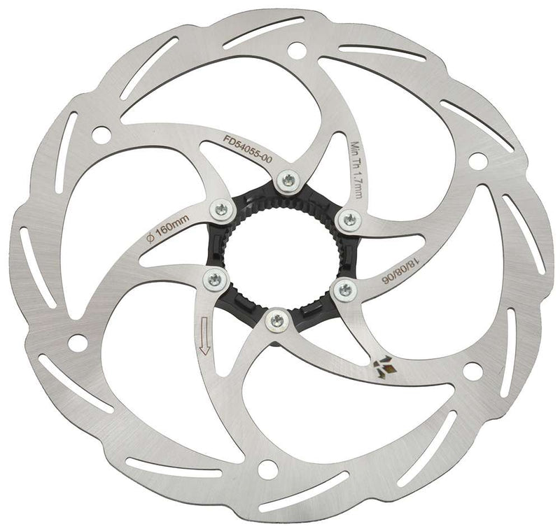 Rotor à disque monolithique à verrouillage central Formula